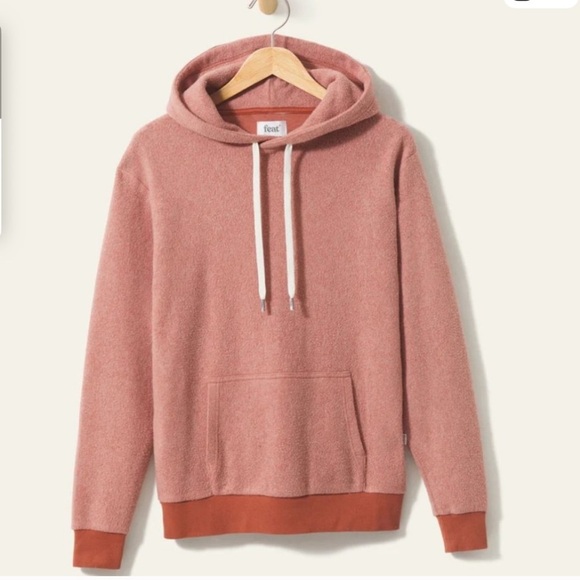 feat Tops - Feat Blanketblend Hoodie Sweatshirt - XL, color dusty peach